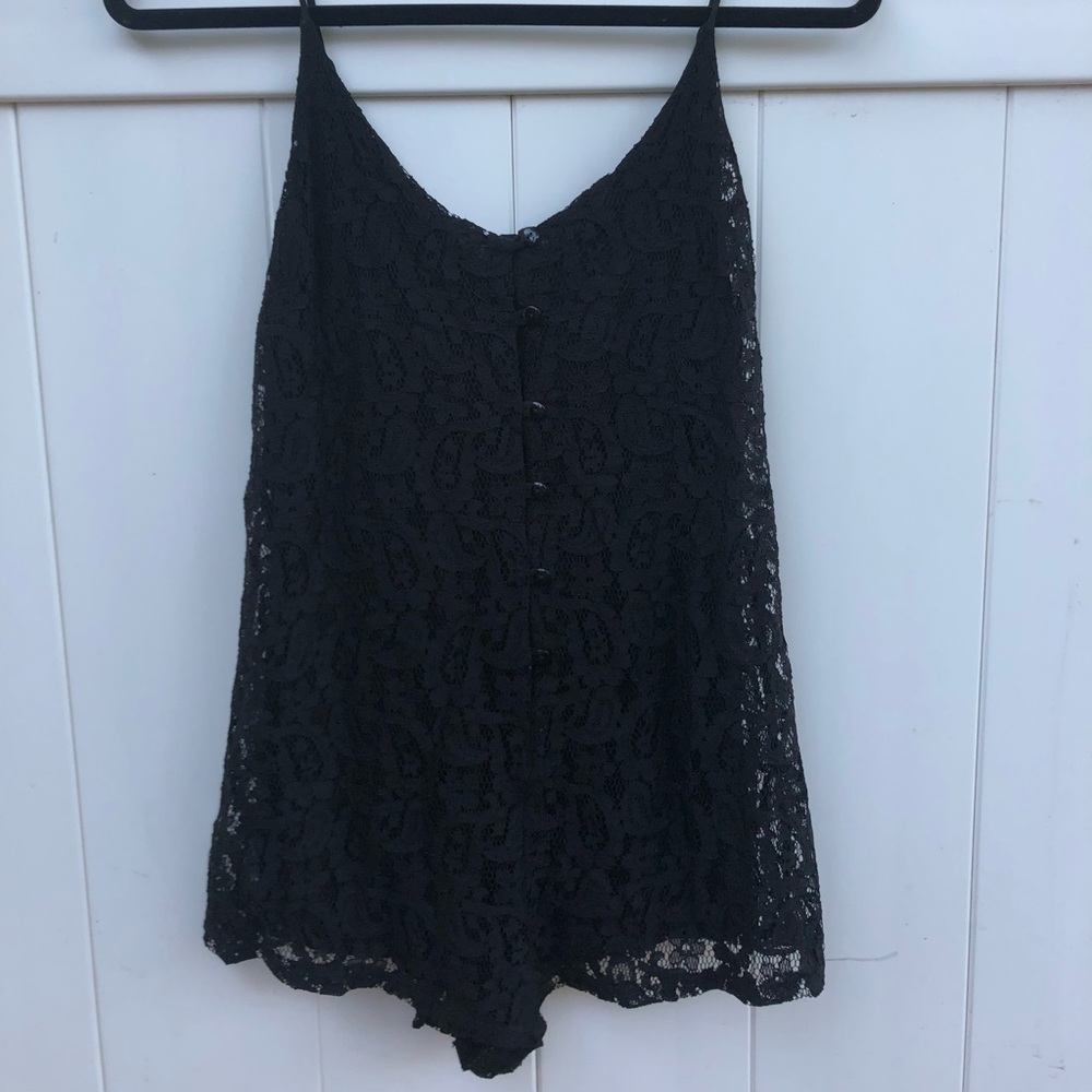 Like New Black Lace Urban Outfitters Romper
